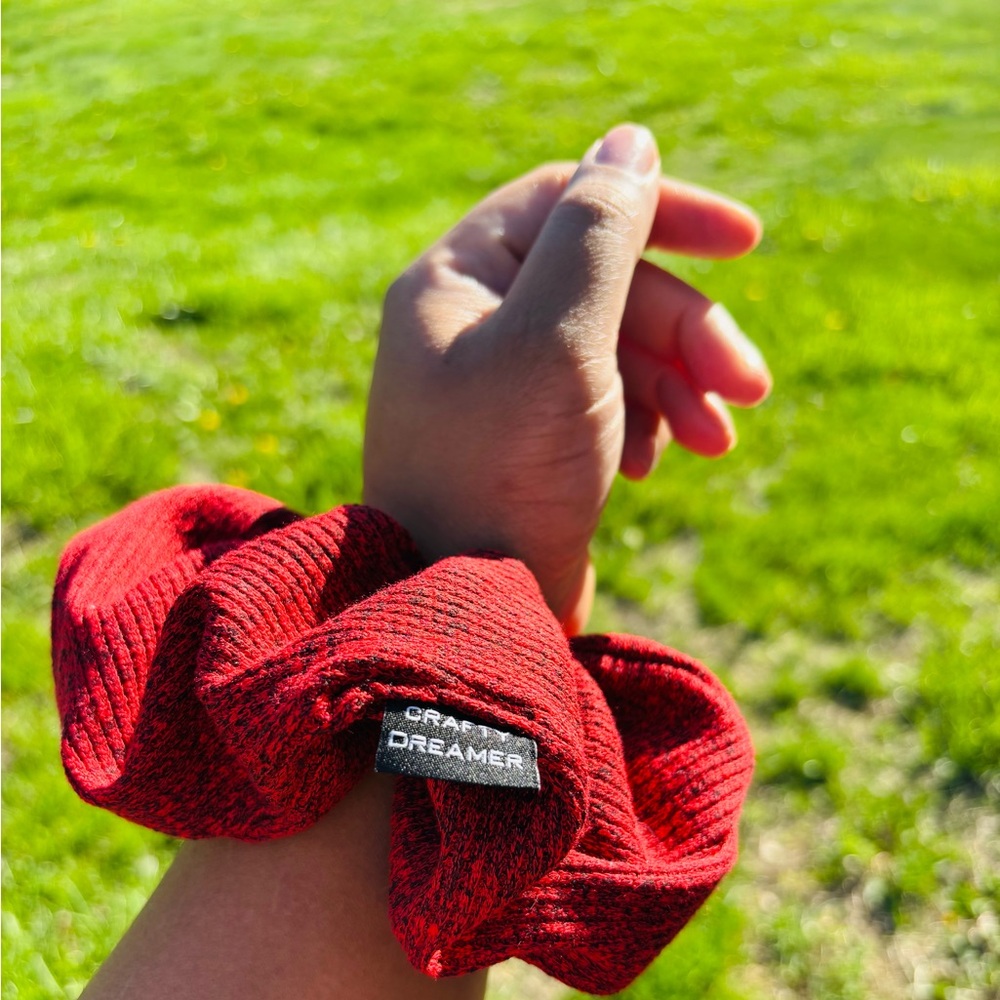Red Hair Scrunchie